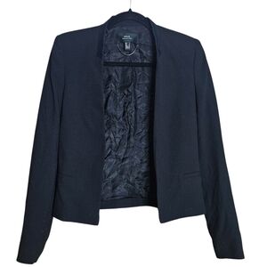 MNG Collection Black Open Front Blazer w/Shoulder Pads size XS